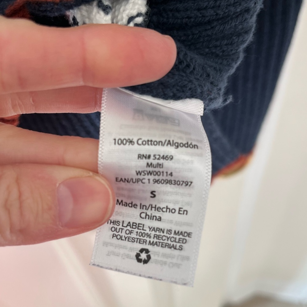 Free Assembly - Women’s Striped Long Sleeve Sweater - Size Small - Picture 6 of 9